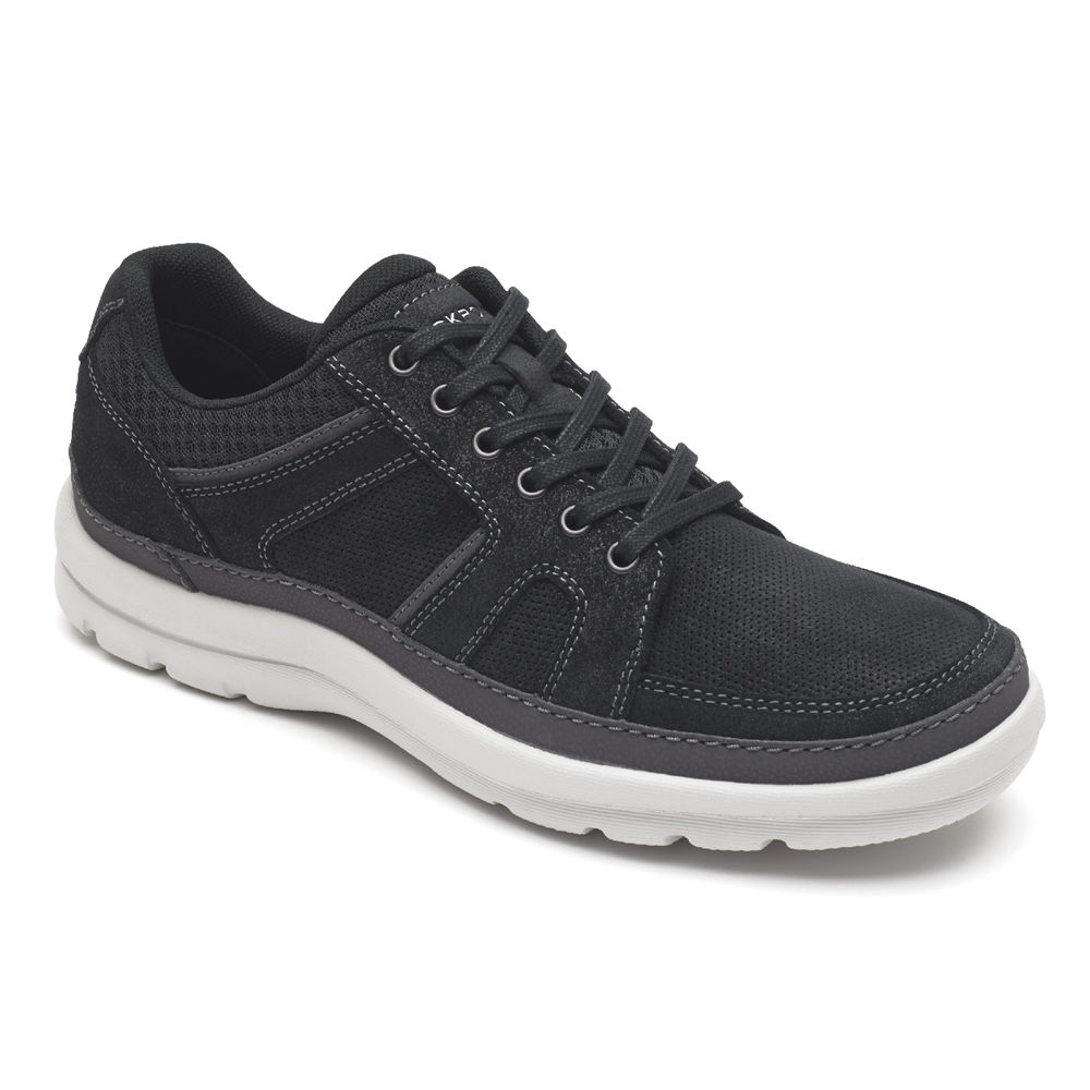 Rockport Singapore Mens Sneakers - Get Your Kicks Mudguard Blucher Black - AL1567902